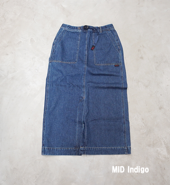 【GRAMICCI】グラミチ women's Denim Long Skirt ”2Color”