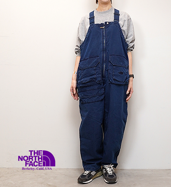 【THE NORTH FACE PURPLE LABEL】ノースフェイスパープルレーベル women's Indigo Field Overalls "Indigo"