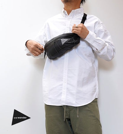 【and wander】アンドワンダー sil waist bag "4Color"