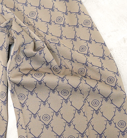 【South2 West8】サウスツーウエストエイト String C.S. Pant-Poly Jq/Skull&Target "Khaki"