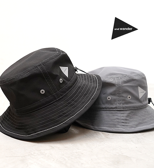 【and wander】アンドワンダー PE/CO hat "2Color"