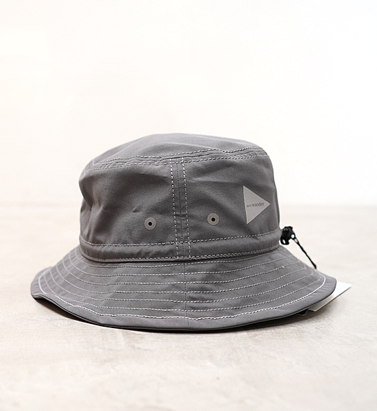 【and wander】アンドワンダー PE/CO hat "2Color"