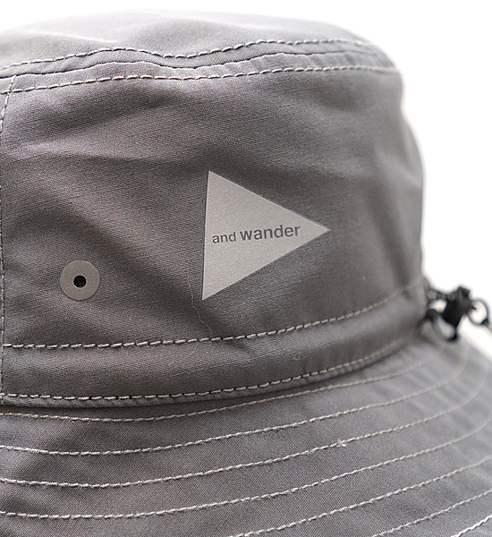 【and wander】アンドワンダー PE/CO hat "2Color"