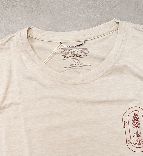 【patagonia】パタゴニア women's Capilene Cool Daily Graphic Shirt（Mountain/Trail) "2Color" ※ネコポス可