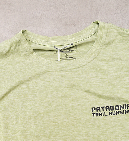 【patagonia】パタゴニア men's Capilene Cool Daily Graphic Shirt（Mountain/Trail) "2Color"