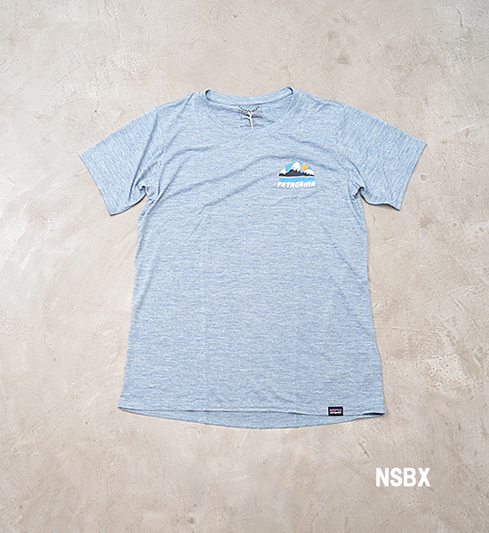 【patagonia】パタゴニア women's Capilene Cool Daily Graphic Shirt（Water） "NSBX" ※ネコポス可