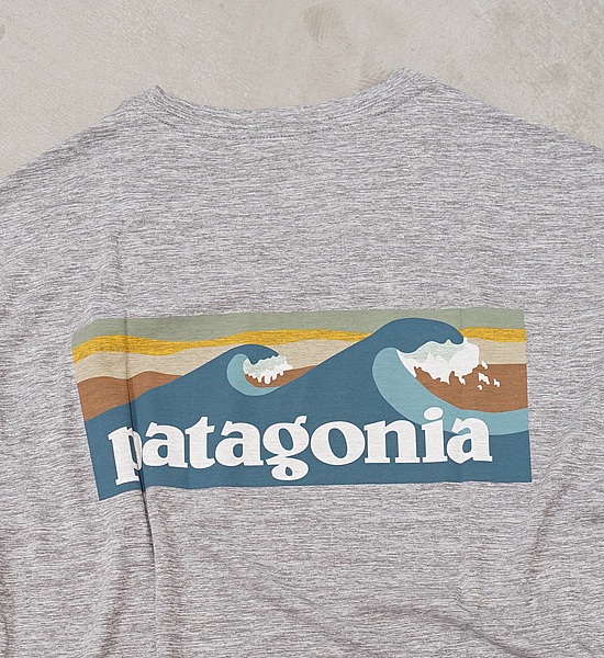 【patagonia】パタゴニア men's Capilene Cool Daily Graphic Shirt（Water) "BLAF" ※ネコポス可