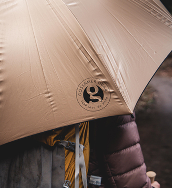 【Gossamer Gear】ゴッサマーギア Gold Dome Ultralight Umbrella "Gold"