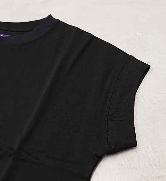 【THE NORTH FACE PURPLE LABEL】ノースフェイスパープルレーベル women's Cropped Sleeve Tee "3Color"