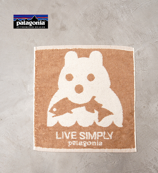 【patagonia】パタゴニア Imabari Face Towel Bear With Fish ※ネコポス可