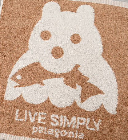 【patagonia】パタゴニア Imabari Face Towel Bear With Fish ※ネコポス可