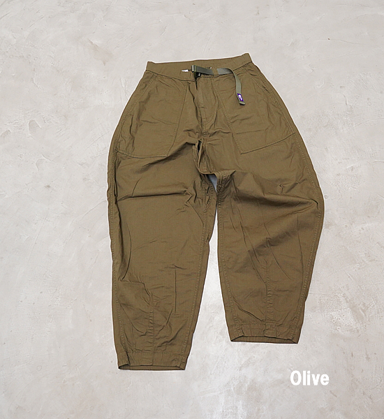 【THE NORTH FACE PURPLE LABEL】ノースフェイスパープルレーベル men's Ripstop Wide Cropped Pants "2Color"