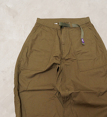 【THE NORTH FACE PURPLE LABEL】ノースフェイスパープルレーベル men's Ripstop Wide Cropped Pants "2Color"