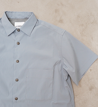 【and wander】アンドワンダー women's UV cut stretch SS shirt "2Color"