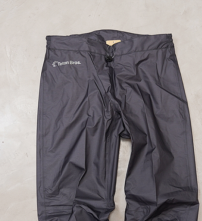 【Teton Bros】ティートンブロス unisex Feather Rain Pant "Black"