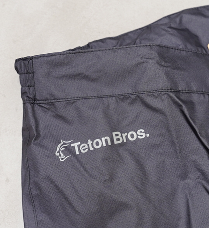 【Teton Bros】ティートンブロス unisex Feather Rain Pant "Black"