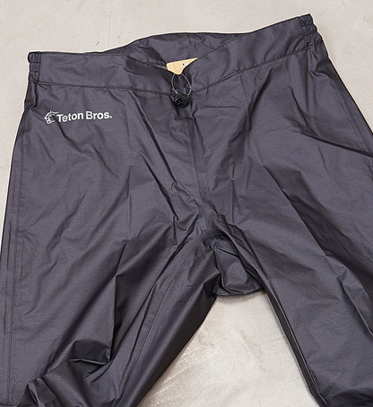 【Teton Bros】ティートンブロス unisex Feather Rain Pant "Black"