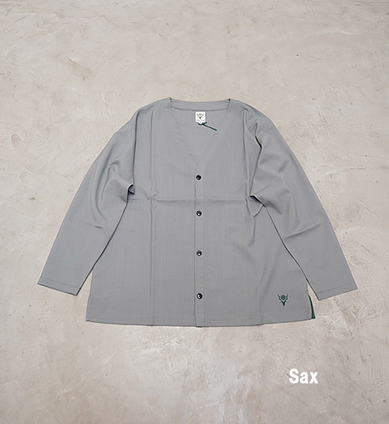 【South2 West8】サウスツーウエストエイト S.S. V Neck Cardigan-Tropical Cloth "2Color"