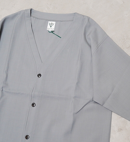 【South2 West8】サウスツーウエストエイト S.S. V Neck Cardigan-Tropical Cloth "2Color"