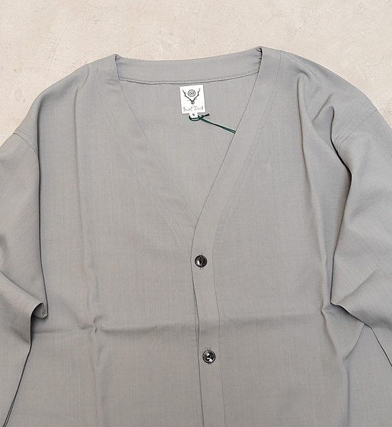 【South2 West8】サウスツーウエストエイト S.S. V Neck Cardigan-Tropical Cloth "2Color"