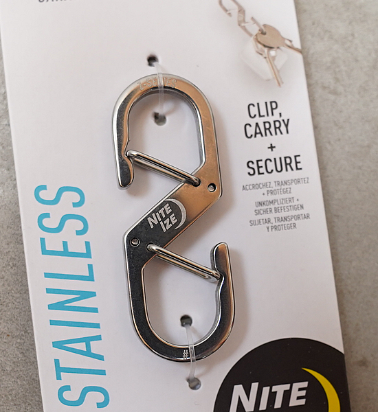 【NITE IZE】ナイトアイズ Z-Carabiner #2 Stainless "Silver" ※ネコポス可