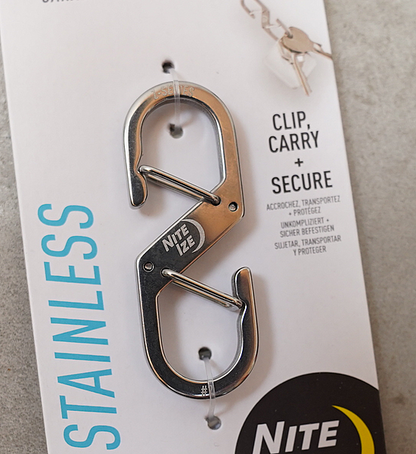 【NITE IZE】ナイトアイズ Z-Carabiner #2 Stainless "Silver" ※ネコポス可