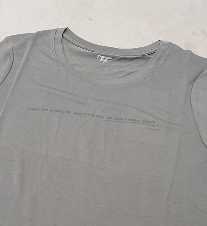 【HOUDINI】フーディニ women's Tree Message Tee "2Color" ※ネコポス可