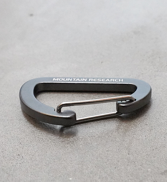 【Mountain Research】マウンテンリサーチ Mini Carabiners "アルマイト・ステルスブラック" ※ネコポス可