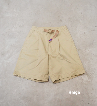 【THE NORTH FACE PURPLE LABEL】ノースフェイスパープルレーベル women's Stretch Twill Tuck Shorts "2Color"