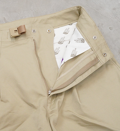 【THE NORTH FACE PURPLE LABEL】ノースフェイスパープルレーベル women's Stretch Twill Tuck Shorts "2Color"