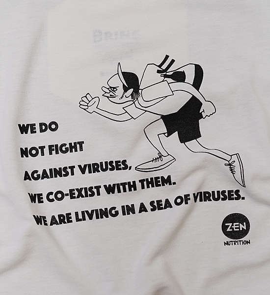 【ZEN NUTRITION】ゼンニュートリション HANAIxZEN BRING Sea of Viruses T-Shirts "3Color" ※ネコポス可