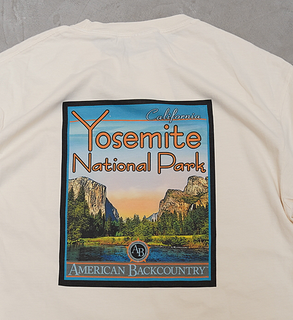 【American Backcountry】アメリカンバックカントリー  Vintage YOSEMITE National Park "Ivory" ※ネコポス可