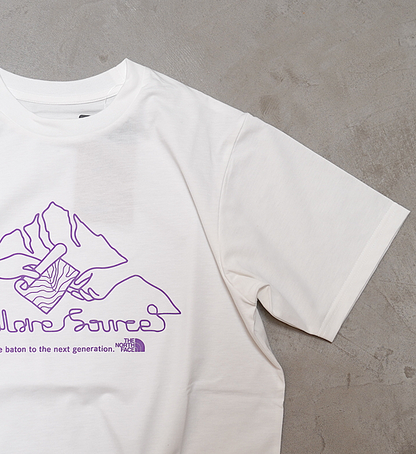 【THE NORTH FACE】ザノースフェイス men's S/S Explore Source Mountain Tee "White" ※ネコポス可