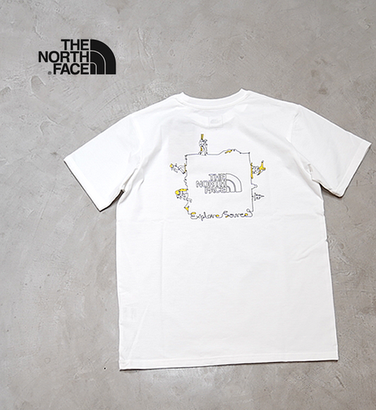 【THE NORTH FACE】ザノースフェイス men's S/S Explore Source Circulation Tee "White" ※ネコポス可