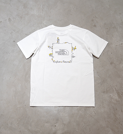 【THE NORTH FACE】ザノースフェイス men's S/S Explore Source Circulation Tee "White" ※ネコポス可