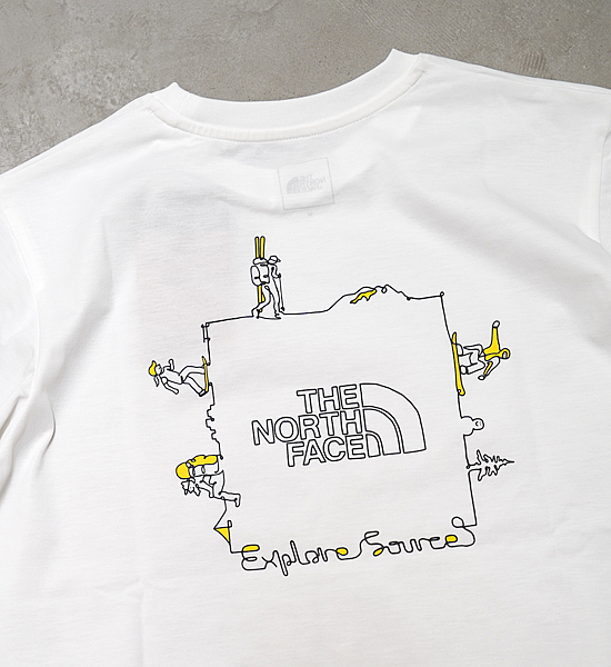 【THE NORTH FACE】ザノースフェイス men's S/S Explore Source Circulation Tee "White" ※ネコポス可