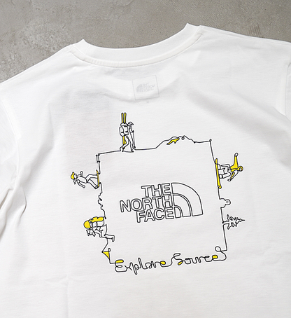 【THE NORTH FACE】ザノースフェイス men's S/S Explore Source Circulation Tee "White" ※ネコポス可