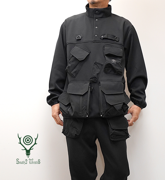 【South2 West8】サウスツーウエストエイト Tenkara Trout Pullover Jacket-Poly Smooth "Black"