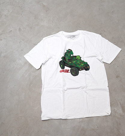 【MUSIC TEE】Gorillaz Green Jeep "White" ※ネコポス可