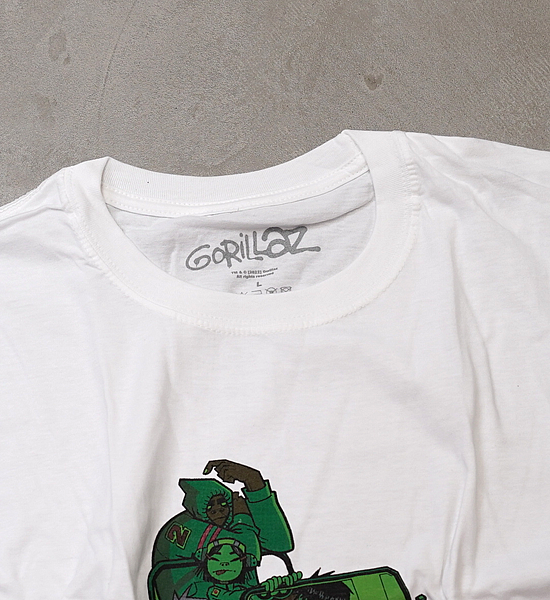 【MUSIC TEE】Gorillaz Green Jeep "White" ※ネコポス可