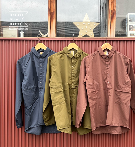 【atelier Blue bottle】アトリエブルーボトルHiker's JACKE 2023 "3Color"