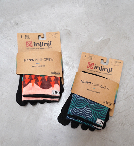 【injinji】インジンジ Artist Design Trail Midweight Mini Crew "2Color" ※ネコポス可