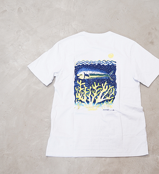 【patagonia】パタゴニア unisex Nanairo Ocean Respon Sibili Tee "White" ※ネコポス可