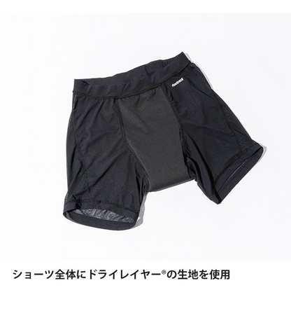 【finetrack】ファイントラック men's Dry Layer All Road Shorts "Black"