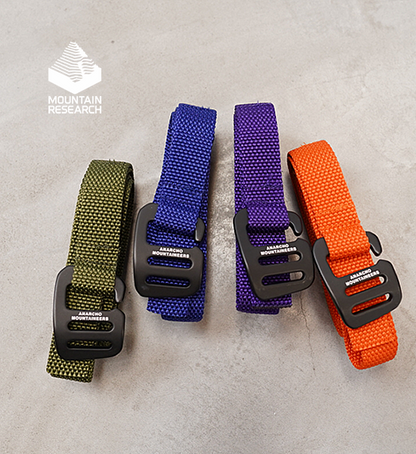 【Mountain Research】マウンテンリサーチ Daily Belt "4Color" ※ネコポス可