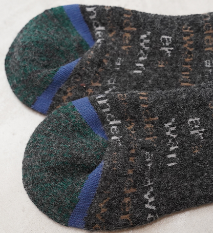 【and wander】アンドワンダー and wander wool socks "3Color"