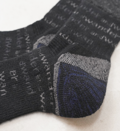 【and wander】アンドワンダー and wander wool socks "3Color"