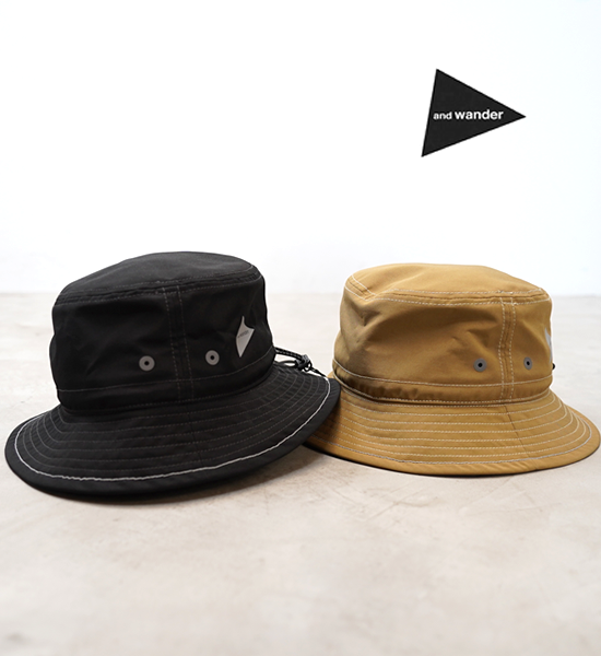 【and wander】アンドワンダー PE/CO hat "2Color"