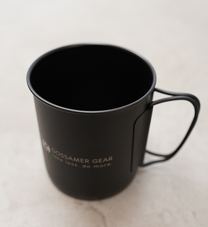 【Gossamer Gear】ゴッサマーギア Titan Single Mug 450 "Black"