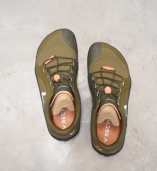 【VIVOBAREFOOT】ヴィヴォ ベアフット women's Primus Trail �V All Weather FG "Dark Olive"